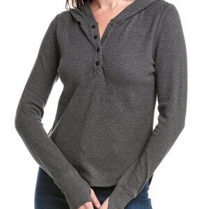 Medium gray Cabi Waffle Hoodie, Size Small